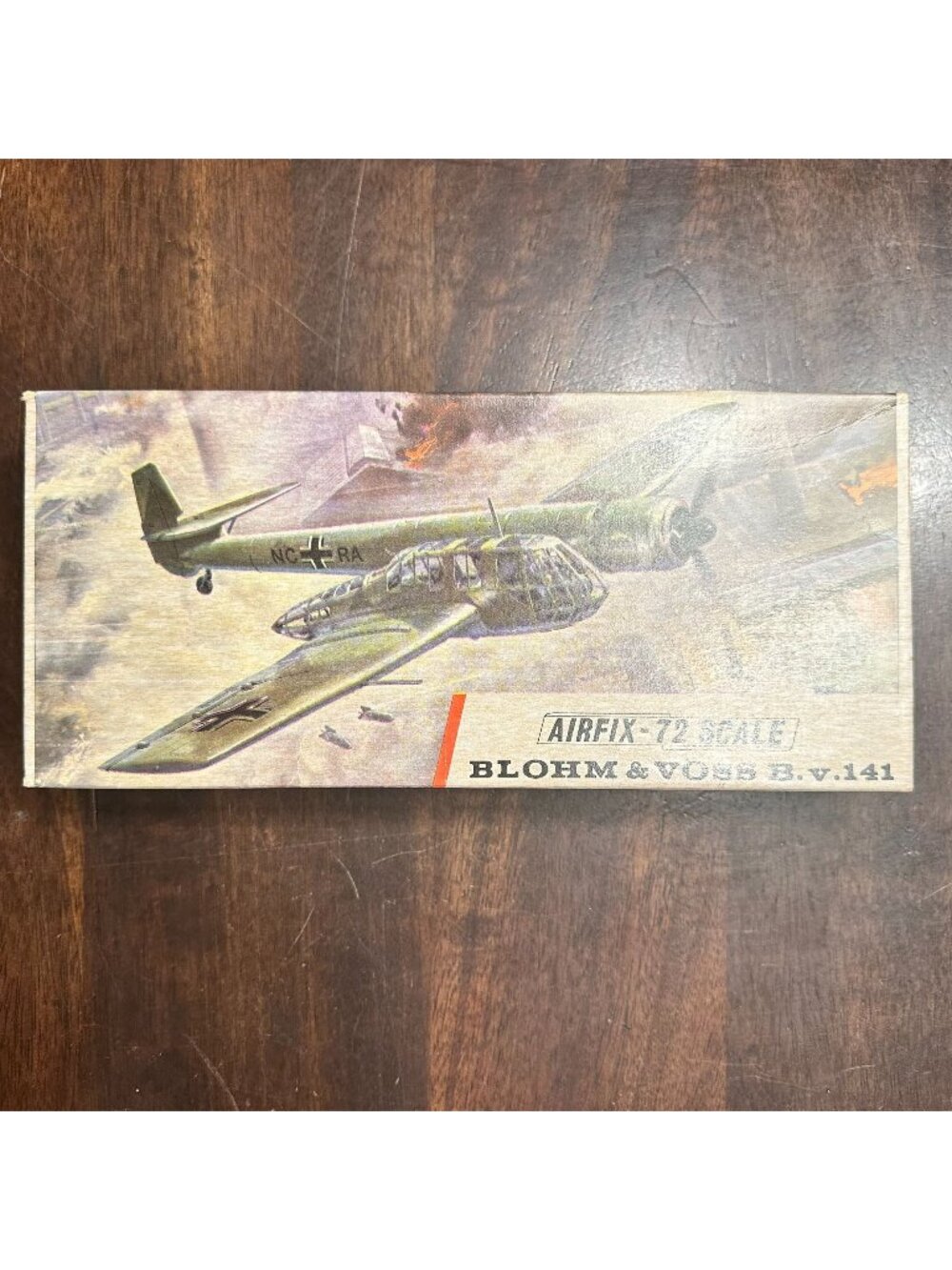 Vintage Airfix Blohm & Voss BV 141B 1/72 Scale Model Kit